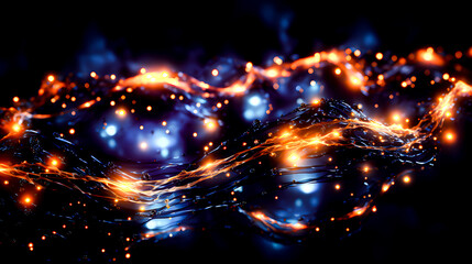 Obraz premium A background for chemistry, physics or biology concepts. Space for text