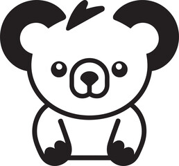 Geometric Hug Emblem in Black Tree Huggers Majesty in Minimalistic Charm