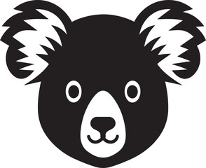 Geometric Hug Emblem in Black Tree Huggers Majesty in Minimalistic Charm