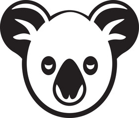 Contemporary Cuddly Climber of Delight in the Shadows Minimalistic Charm of the Koala