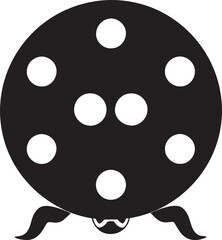 Geometric Beauty Ladybug Icon Minimalist Insect Bold Ladybug Insignia