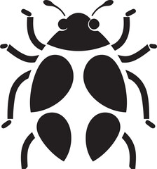 Tiny Marvel Ladybug Logo Red Spots in Vector Art