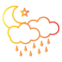 weather gradien icon, forecast, weather, cloud, climate, icon, sun, thunderstorm, vector, rain, set, meteorology, sky, sunny, storm, temperature, snow, rainy, cloudy, night, lightning, cold