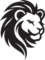 Majestic Lion King Emblem Logo Excellence Hunting Elegance Lion Icon Design