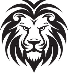 Sleek Sovereign The Majestic Mane of Lion Logo Proud Power The Roaring Majesty of Lion Icon