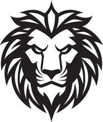 Elegance in Motion The Hunt for Excellence in Lion Logo Fierce Beauty The Untamed Prowess of Black Lion Icon