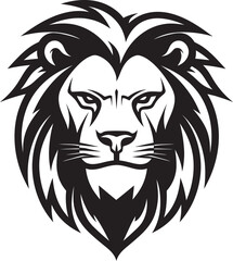 On the Prowl The Fierce Authority of Lion Emblem Excellence Proud Hunter The Roaring Majesty of Black Vector Lion Logo