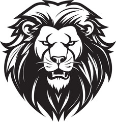 Fierce Legacy Black Lion Emblem in Vector   The Legacy of Power Elegance Unleashed Black Lion Logo Design Excellence   The Power of Grace