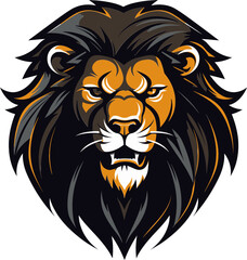 Sleek Majesty Black Lion Icon   The Majestic and Elegant Emblem Fierce Legacy Black Lion Emblem in Vector   The Legacy of Power