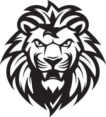 Stalking Excellence Black Lion Icon Emblem   The Pursuit of Excellence Majestic Legacy Black Lion Logo Design Excellence   The Legacy of Majesty