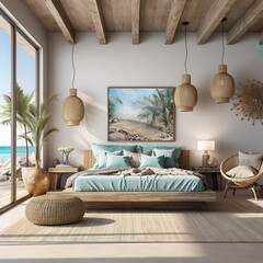 Elegant Contemporary Home Interior with Cozy Furniture and Modern Decor