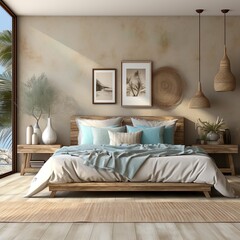 Fototapeta na wymiar cozy living room with modern furniture and elegant decor.