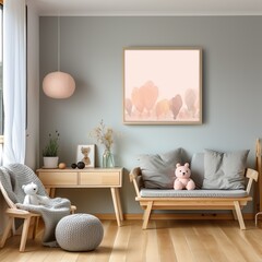 Contemporary Cozy Living Room with Minimalistic Decor