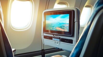 In-flight Entertainment: Enjoying Movies on a Touch-Sensitive Airplane Display, Visualizing Fictitious Films on a Monitor Player During Lengthy Fl