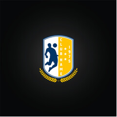 Modern luxurious Football club logo
