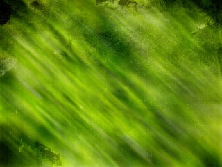 Vibrant Green Texture: Abstract Stock Photo with Scratches and Wear