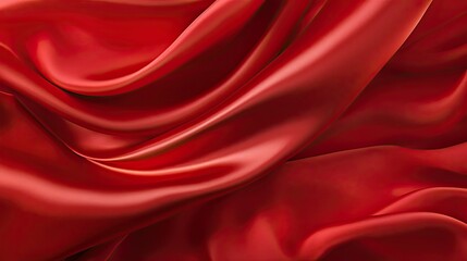 red silk background - generative ai