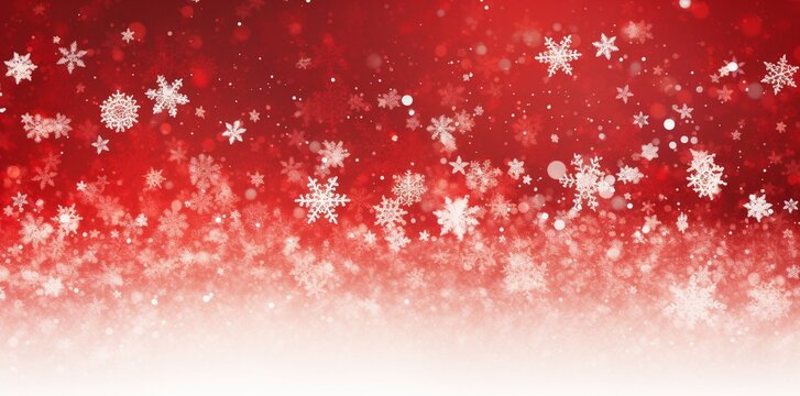 Chrismas background, red Christmas background with white snowflakes, Red Christmas background, Christmas banner
