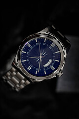 elite wristwatch made of high quality silver