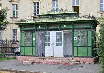 Fototapeta premium Old toilet building