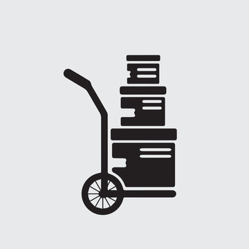 Trolley service vector illustration.