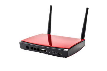High Speed Office Internet Router on isolated background