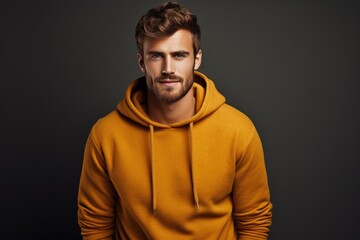 Fototapeta premium photo of a stylish man in a fashionable warm suit. On a light background. Style and fashion concept