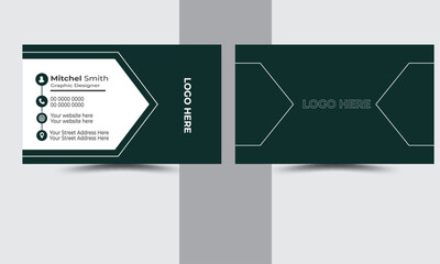  Modern   Corporate creative colorful  new digital Business card Design .