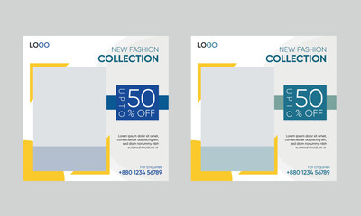 vector sale banner fashion, creative fashion banner design vector, fashion social media banner