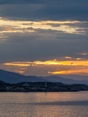 The sunsets in the Ria del Eo, from the Asturian side with the sun setting on Illa Pancha, are spectacular!