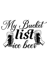 My Bucket List Ice Beer