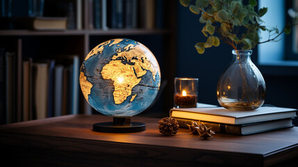 the illuminated globe
