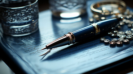 close up of super fountain pens
