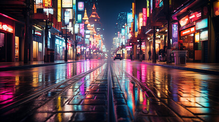 Fototapeta na wymiar Tokyo neon