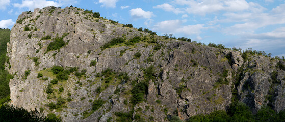 Balkan mountain range, known locally also as Stara planina. The mountain chain of the folded mountains.