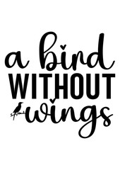 a bird without wings