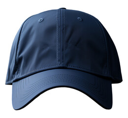 plain navy blue hat design with front view. mockup template, generative ai