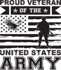 Obraz premium Veterans Day Sublimation Illustration