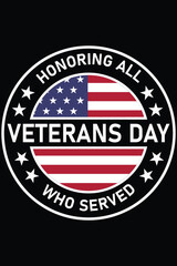 Veterans Day Sublimation Illustration