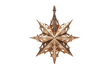 Christmas star for the top of the Christmas tree. png file