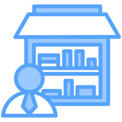 Retailer Blue Icon