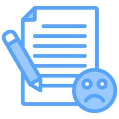 Complaints Blue Icon