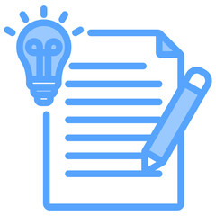 Understand Contract Blue Icon