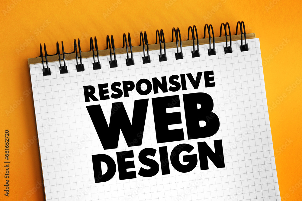 Poster Responsive Web Design is an approach to web design that aims to make web pages render well on a variety of devices and screen sizes, text concept background