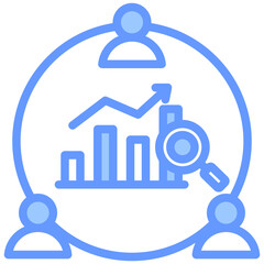 Accountability Blue Icon