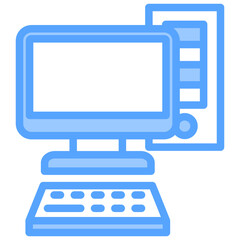 Computer Blue Icon
