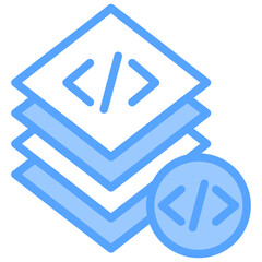 Layer Code Blue Icon
