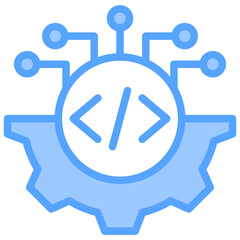 Integration Code Blue Icon