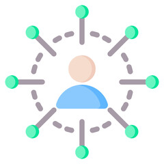 Physical Place Flat Icon