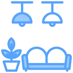 Breakout Area Blue Icon